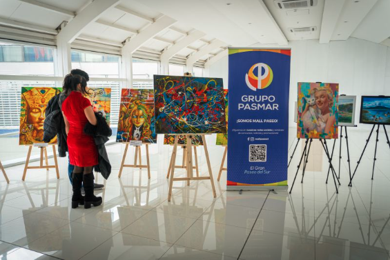 El arte trasciende fronteras en Mall Paseo Costanera